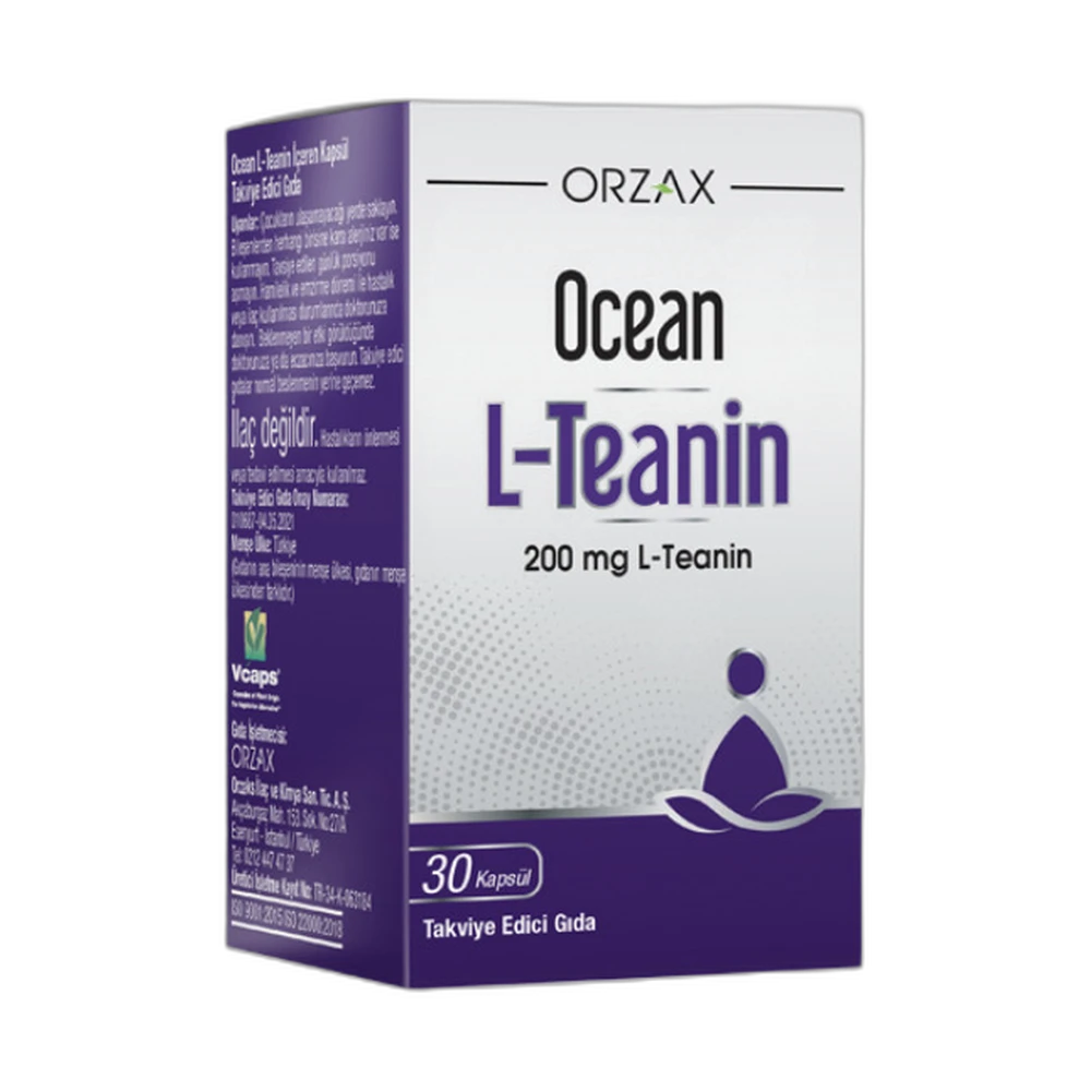 ORZAX OCEAN L-TEANIN 200 мг 30 капсул