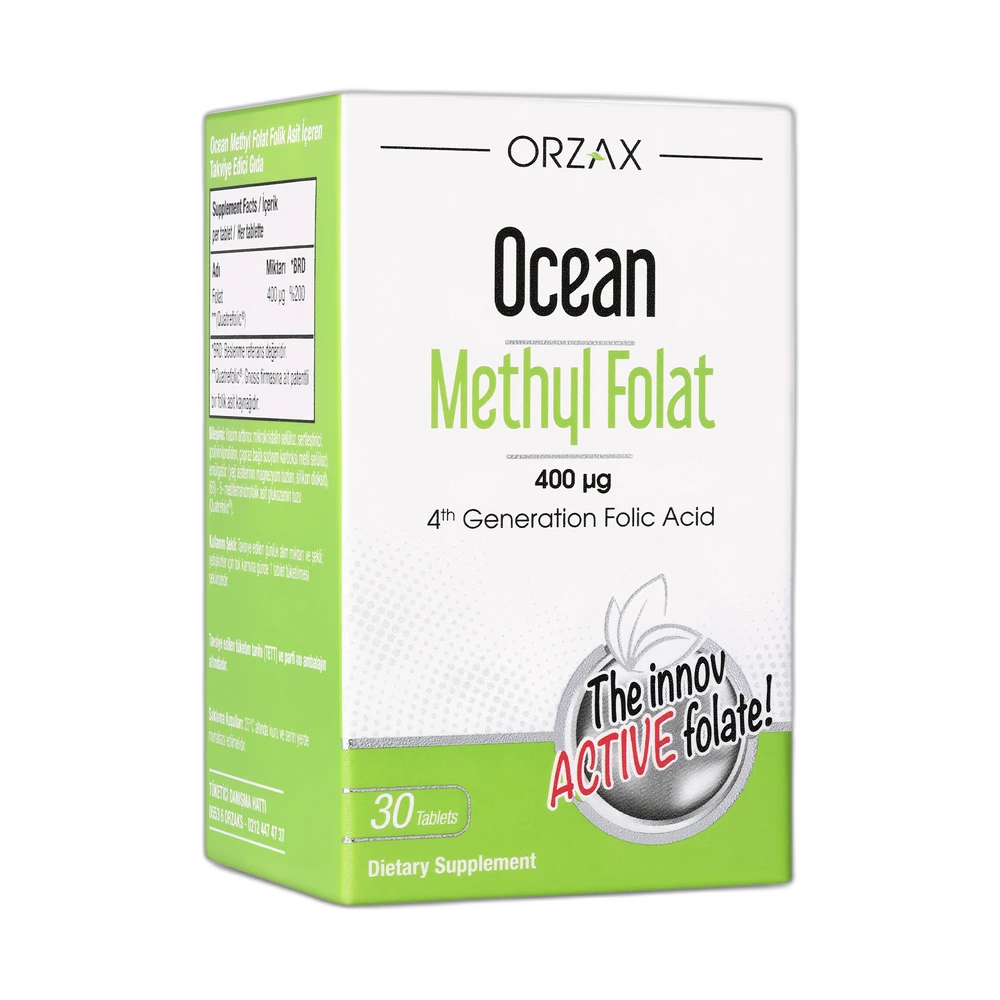 ORZAX OCEAN METHLY FOLAT 30 таблеток