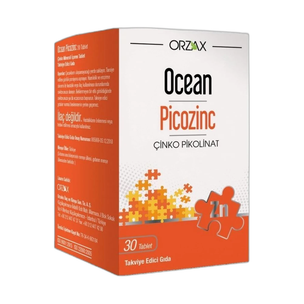 ORZAX OCEAN PICOZINC 30 таблеток