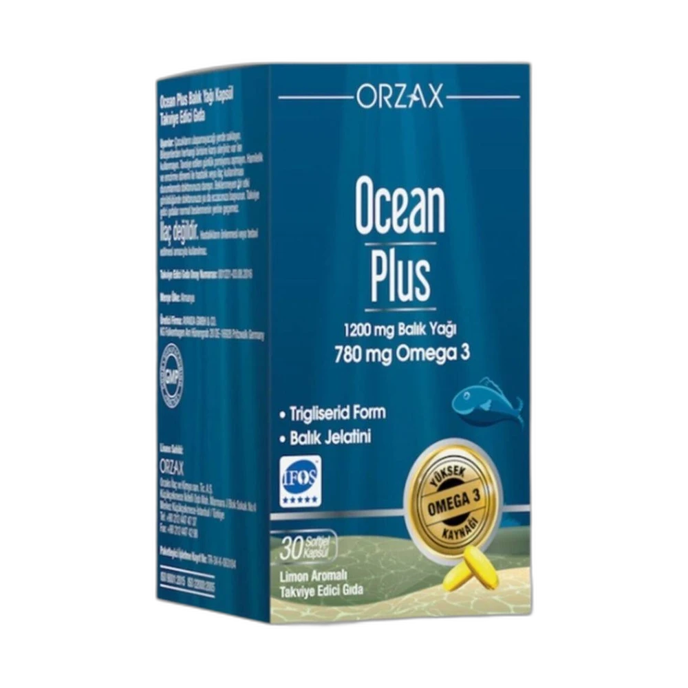 ORZAX OCEAN PLUS FISH OIL 30 капсул