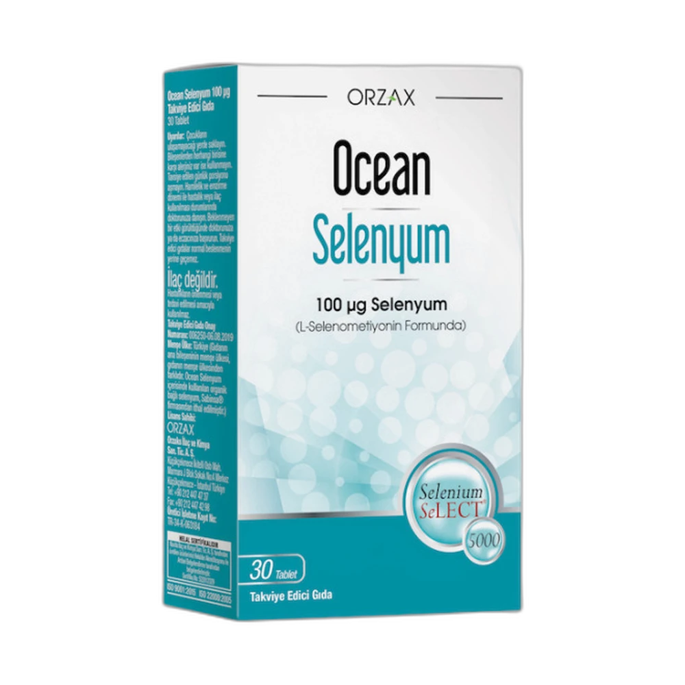 ORZAX OCEAN SELENIUM 100 мкг 30 таблеток