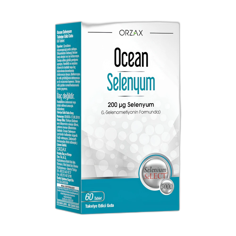ORZAX OCEAN SELENIUM 200 мкг 60 таблеток