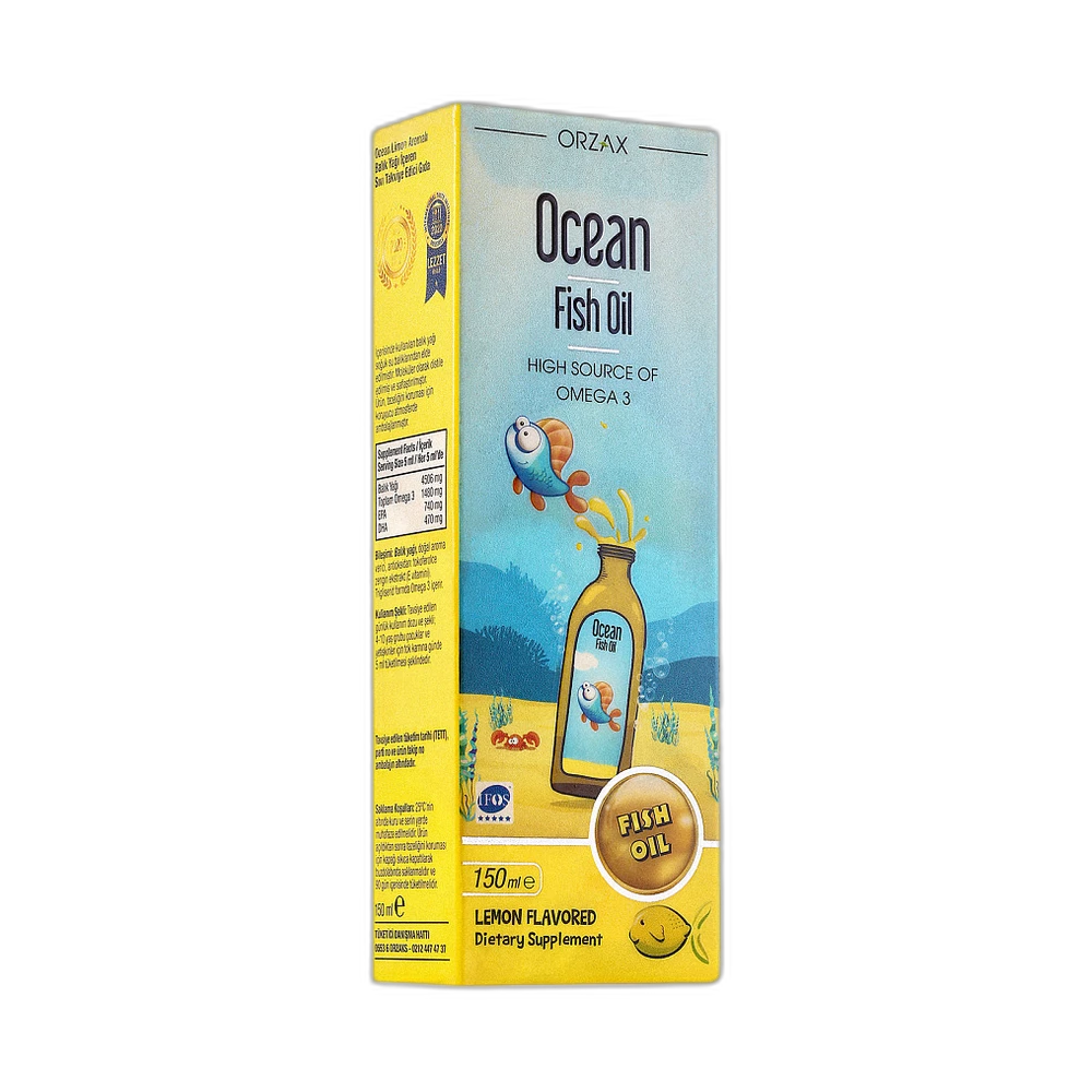 ORZAX OCEAN SYRUP LEMON сироп со вкусом лимона 150 мл
