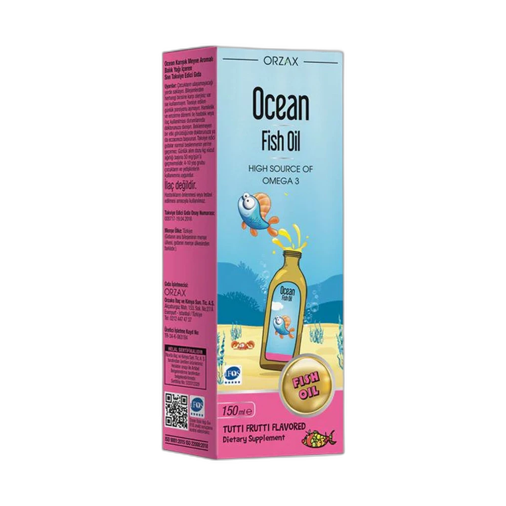 ORZAX OCEAN SYRUP TUTTI FRUITTI сироп со вкусом мультифрукта 150 мл