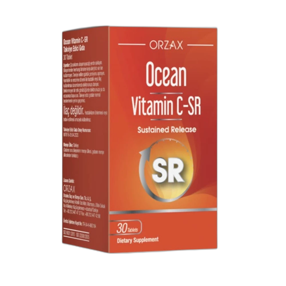 ORZAX OCEAN VITAMIN C-SR 500 мг 30 таблеток