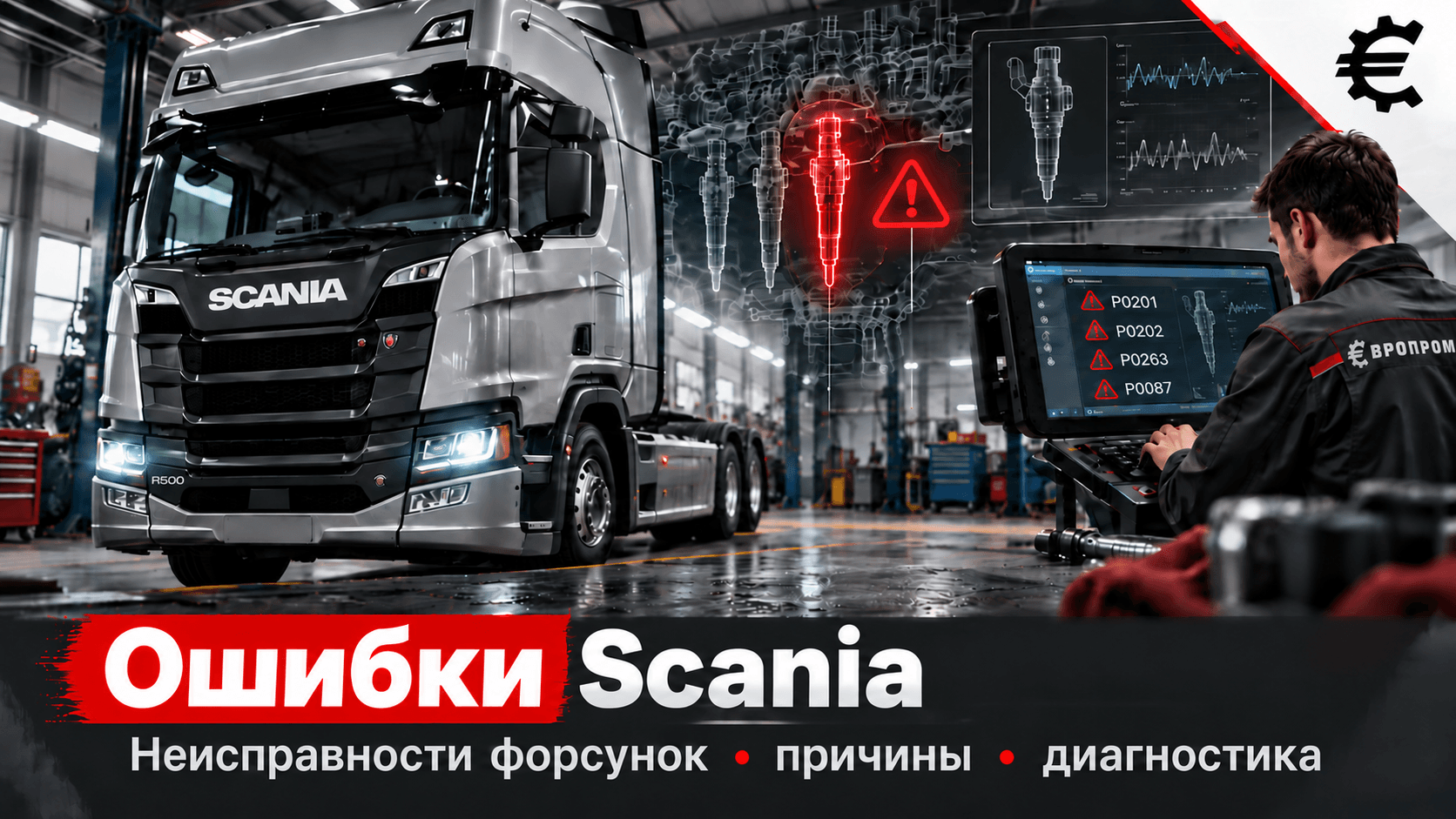 Ошибки Scania (Скания): неисправности форсунок, причины и диагностика