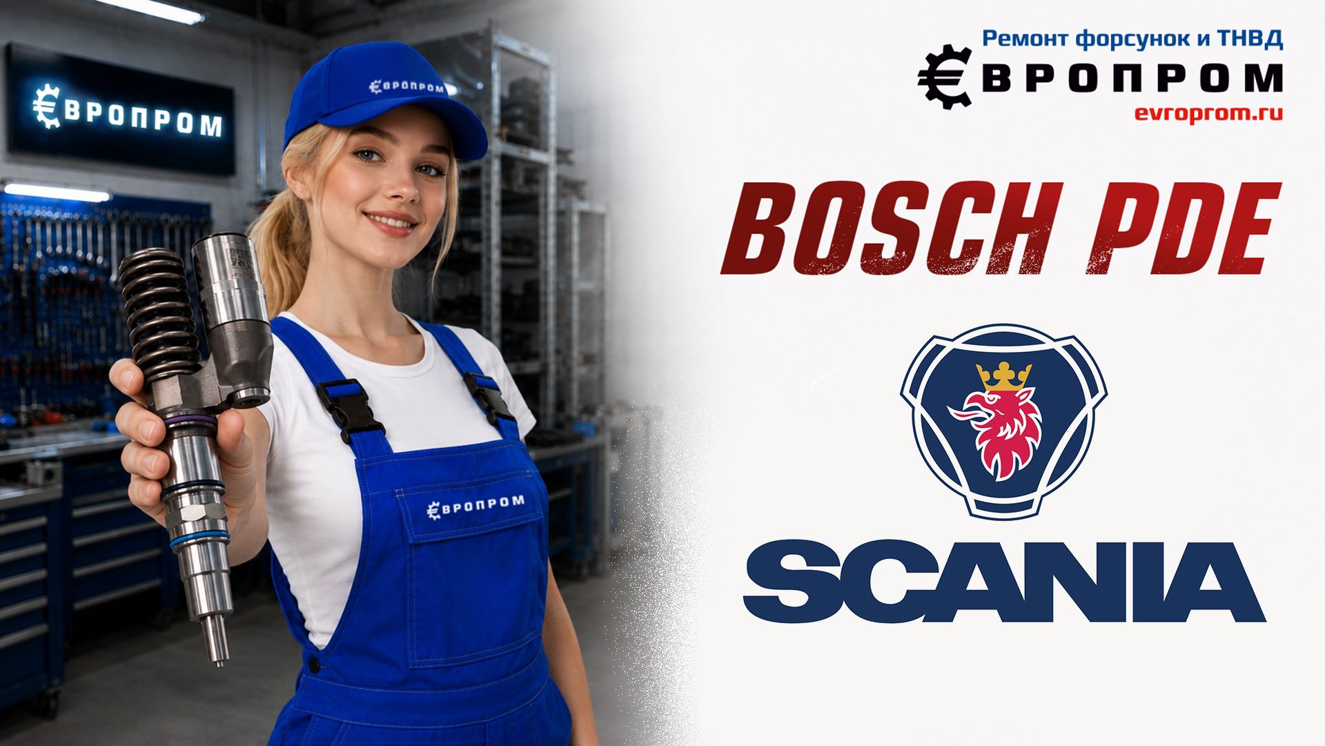 Топливная система и насос-форсунка Scania PDE: Bosch PDE, EUI, устройство, диагностика и ремонт