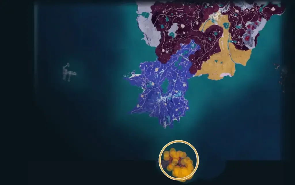 Иллюстрация к разделу «Местонахождение Knocklem Ignis в Palworld»