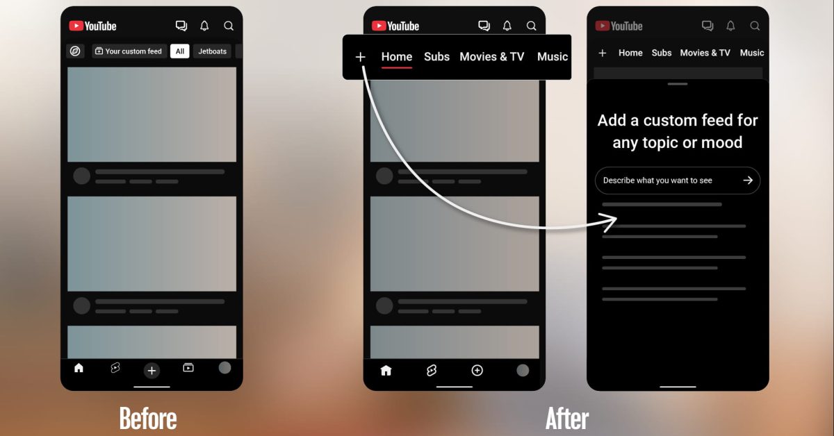 YouTube изменит навигацию в приложениях для Android и iOS