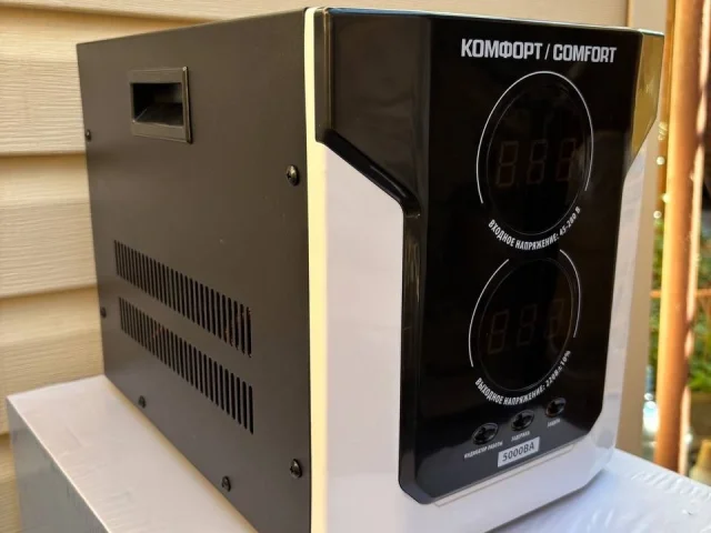 Фото: ⚡ Comfort 5 кВт — РЕЛЕЙНЫЙ СТАБИЛИЗАТОР НАПРЯЖЕНИЯ