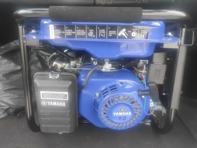 Фото: Продается новый бензиновый/газовый генератор YAMAHA EF7200E 2024 года. Работает на двух видах топлива: бензине АИ-92 и с