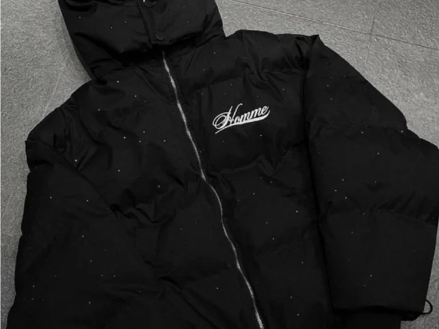 Фото: пуховик DIAMOND PUFFER BLACK (оригинал) - L