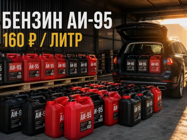 Фото: АИ-95 по цене 160 рублей. 🛢️