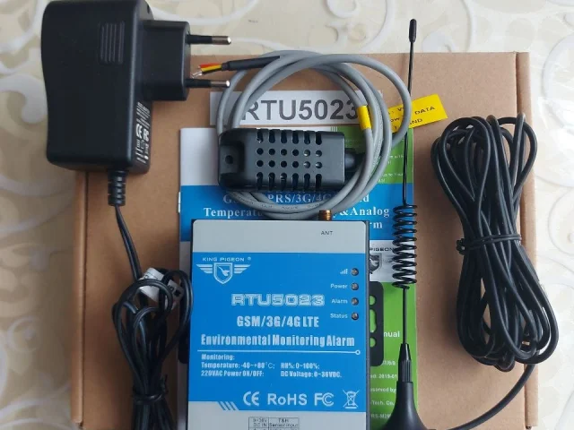 Фото: Продам модуль GSM RTU5023 для удаленного контроля  уст. режимов температуры, влажности, наличия эл.питания контролируемо