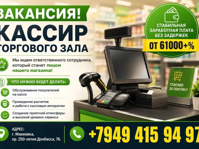 Фото: Мы ищем ответственного сотрудника, который станет лицом нашего магазина)