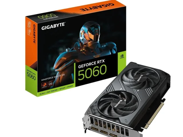 Фото: Видеокарта Gigabyte RTX 5060 Windforce 8GB OC