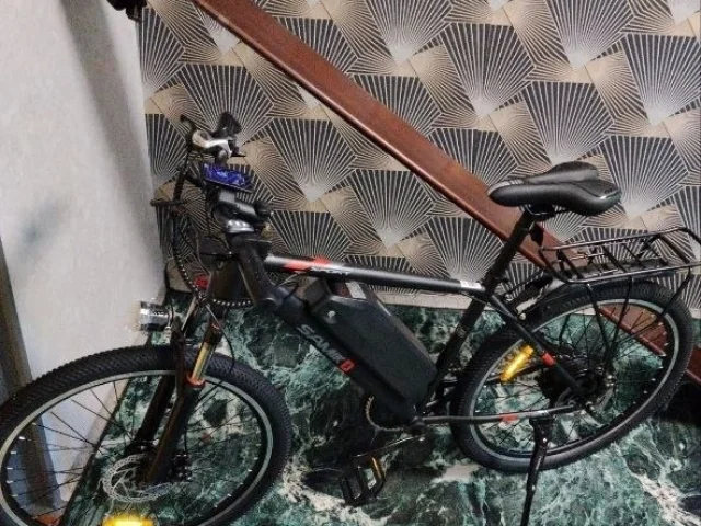 Фото: Продам Электровелосипед 52000₽ Samik v3 PRO 2.0. дата 29.07.2026. Ограничение снял едет 50км/ч, работает с приложением,