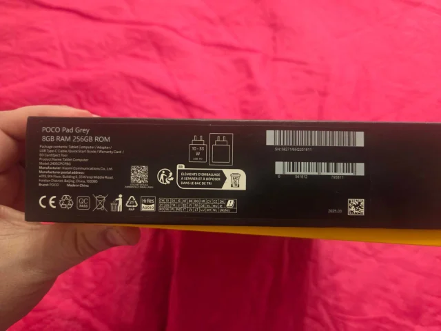 Фото: Продам Xiаomi РОСО Рad 8GВ+256GB* (12.1" 120Нz FPS, 10000mАh+33Вт, Snарdrаgоn 7s Gen2, A-GPS)
