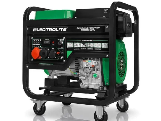 Фото: Продам генератор дизельный electrolite el11000de dual 220/380