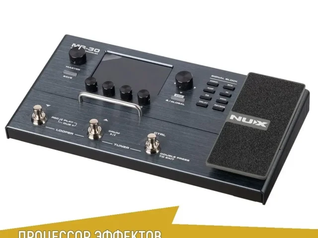 Фото: Гитарный Процессор NUX MG-30 USB: аудиоинтерфейс, редактор QuickTone, обновление прошивки, MIDI
