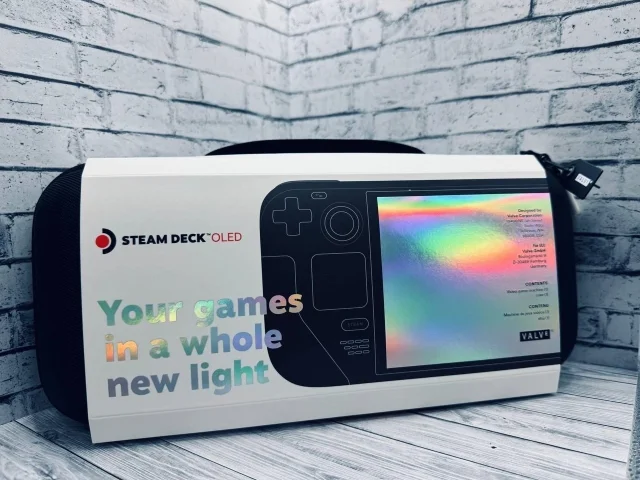 Фото: НОВАЯ Портативная игровая консоль Steam Deck OLED 512 ГБ