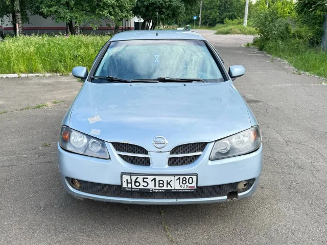 Фото: Nissan Almera, 2004 год, на ходу, состояние кузова видно на фото, лонжероны, стаканы целые, двигатель и коробка работают