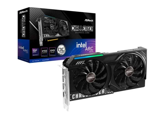 Фото: Видеокарта ASRock Intel Arc B570 Challenger 10GB OC