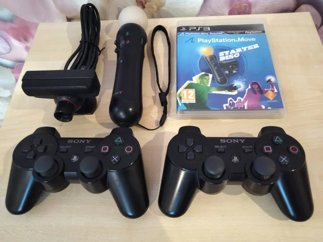 Фото: Продам комплект аксессуаров для Sony PlayStation 3 одним лотом. Всё полностью рабочее, состояние отличное