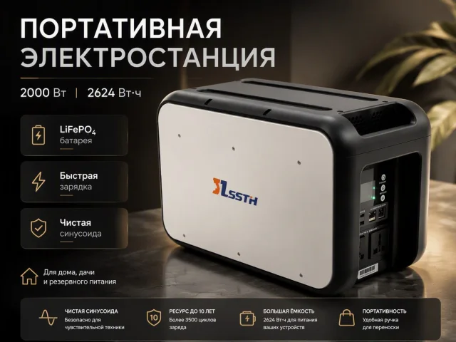 Фото: ⚡️Портативная электростанция Sunova 3000 PD — 2000 Вт / 2624 Вт·ч