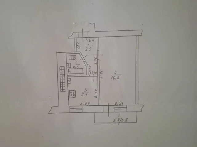 Фото: Цена снижена! Продам 1-комн. 5/5, кв.Гаевого, район ул.Советской