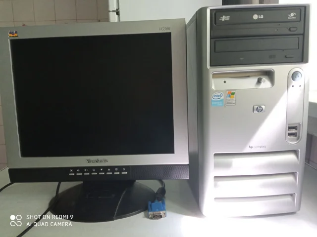 Фото: Продам рабочий офисный компьютер Intel Pentium 3,4 ГГц, оперативка 1 Гб, видеокарта GeForce 7050 512 Мб, жесткий диск 80