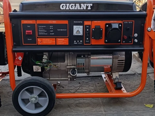 Фото: 🔥 Генератор Gigant 5,5 кВт — гибрид (бензин + газ)!