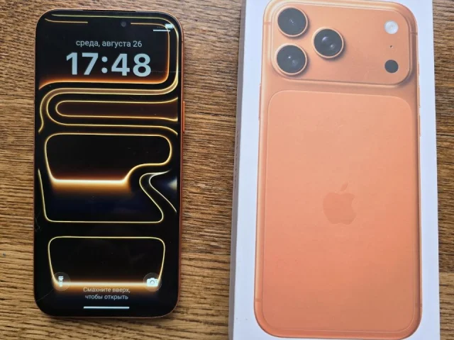 Фото: Телефон iPhone 17 Pro Max 1 T в отличном состоянии, не пользовался просто лежит. Реальному быстрому покупателю хороший т