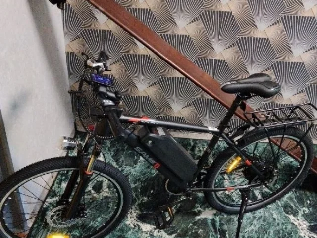 Фото: Продам Электровелосипед 52000₽ Samik v3 PRO 2.0. дата 29.07.2026. Ограничение снял едет 50км/ч, работает с приложением,