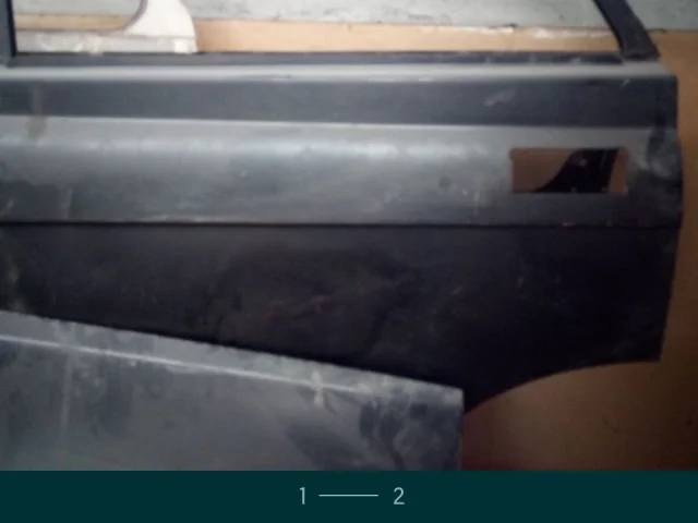 Фото: Продам новую заднюю левую дверь " голую" без стекла и замка в черном грунте на автомобиль Москвич 2140 АЗЛК  цена 4500 р