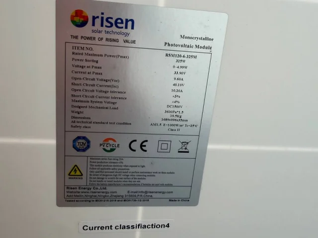 Фото: Продам солнечные панели Risen 325w в отличном состоянии !