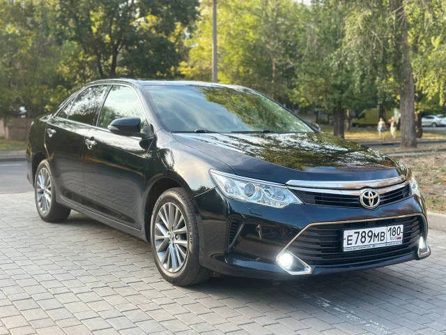 Фото: Продам Toyota Camry 55 рестайлинг, по факту 1 хозяин , 2017 года выпуска , мотор 2,5 + автомат , 153 000 оригинального п