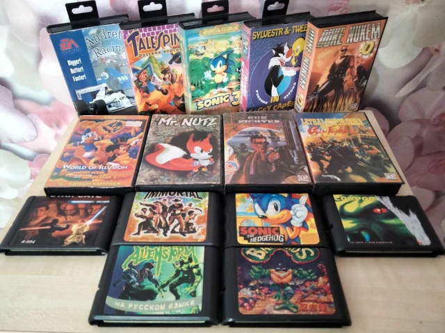 Фото: Продам картриджи SEGA. Все проверены-рабочие. Продажа комплектами: