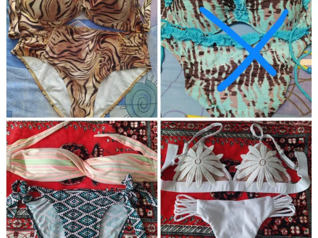 Фото: Продам купальники, тигровый размер 54, чашечки на поролоне,бретельки регулируются , плавки с утяжкой живота, 700 руб, дв
