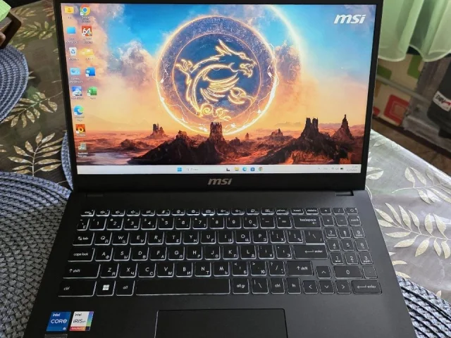 Фото: В продаже производительный ноутбук MSI Modern 15. Состояние отличное,пользовались мало. Подойдёт как для работы, так и д