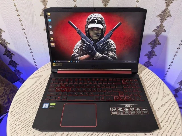 Фото: Acer Nitro/Игровой/Intel Core i5 9300h/8 потоков до 4,1Ггц/8Гб ОЗУ DDR4/ssd 256gb/видеокарта Nvidia GTX 1050 3gb gddr5/i