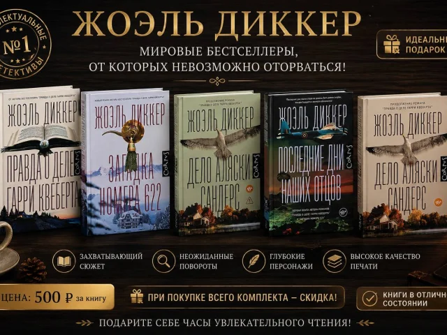 Фото: 📚 Коллекция книг Жоэля Диккера — для настоящих ценителей интеллектуальных детективов!