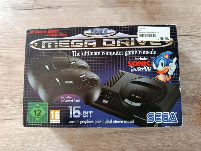 Фото: Продается Sega Mega Drive mini, состояние отличное, прошита Hakchi, полный комплект