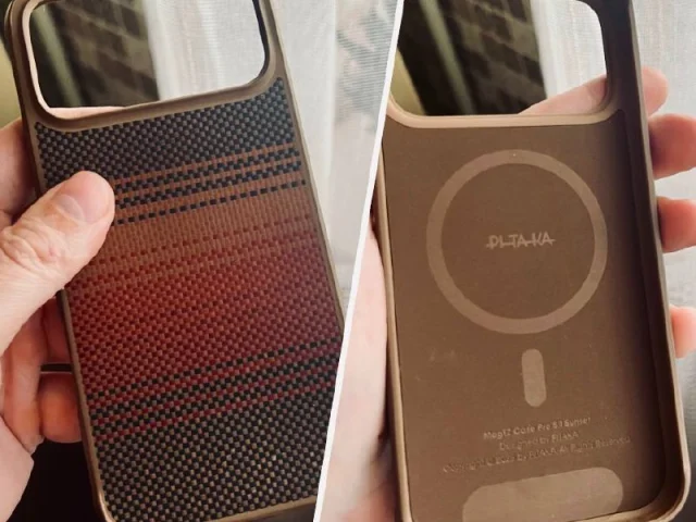 Фото: Противоударный чехол Pitaka Aramid ProGuard Case для iPhone 17/18 Pro Max, ОРИГИНАЛ (в пользовании меньше месяца, без де