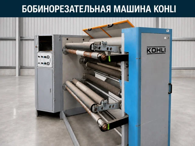 Фото: Бобинорезательная машина Kohli Zeus 9