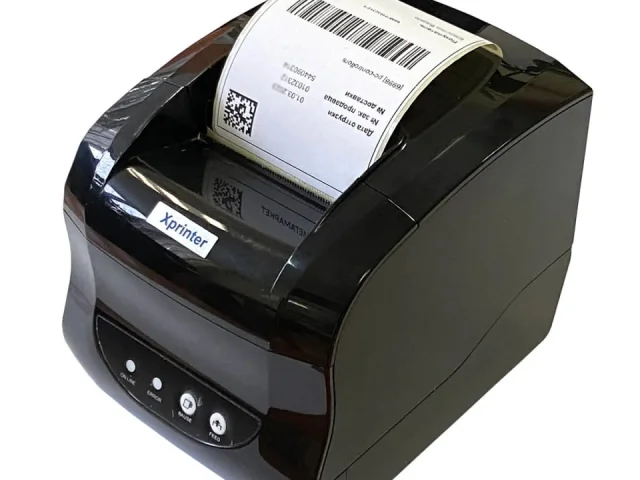 Фото: Продам в Мелитополе новый термопринтер XP-365B чёрный. Настольный принтер с шириной печати 80 мм (регулируется от 20 мм 