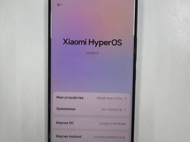 Фото: Продам Оригинальный телефон Xiaomi Redmi Note 15 Pro 12+12/512 Black. Телефон куплен 2 месяца назад , состояние идеально