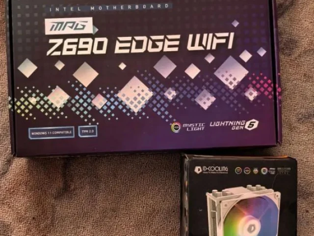 Фото: Intel i5 12600kf+MSI MPG Z690 EDGE WIFI DDR5