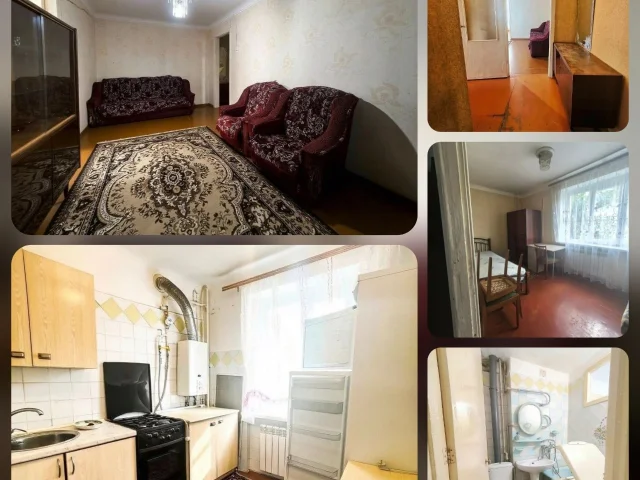 Фото: Продаётся 2-комнатная квартира по пр. Металлургов. 44 м², жилая — 27,29 м², кухня — 6,19 м². Смежная планировка, 3 этаж.