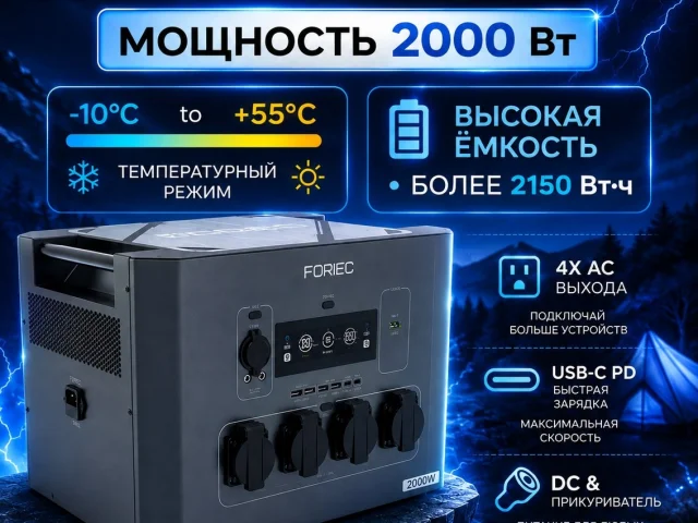 Фото: ⚡ FORIEC YC240 — МОЩНОСТЬ, КОТОРАЯ ВСЕГДА С ВАМИ! 🔋